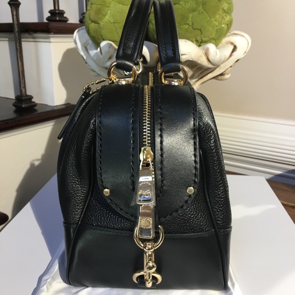 Coach Lane Satchel in Black Leather - Picture 6 of 10